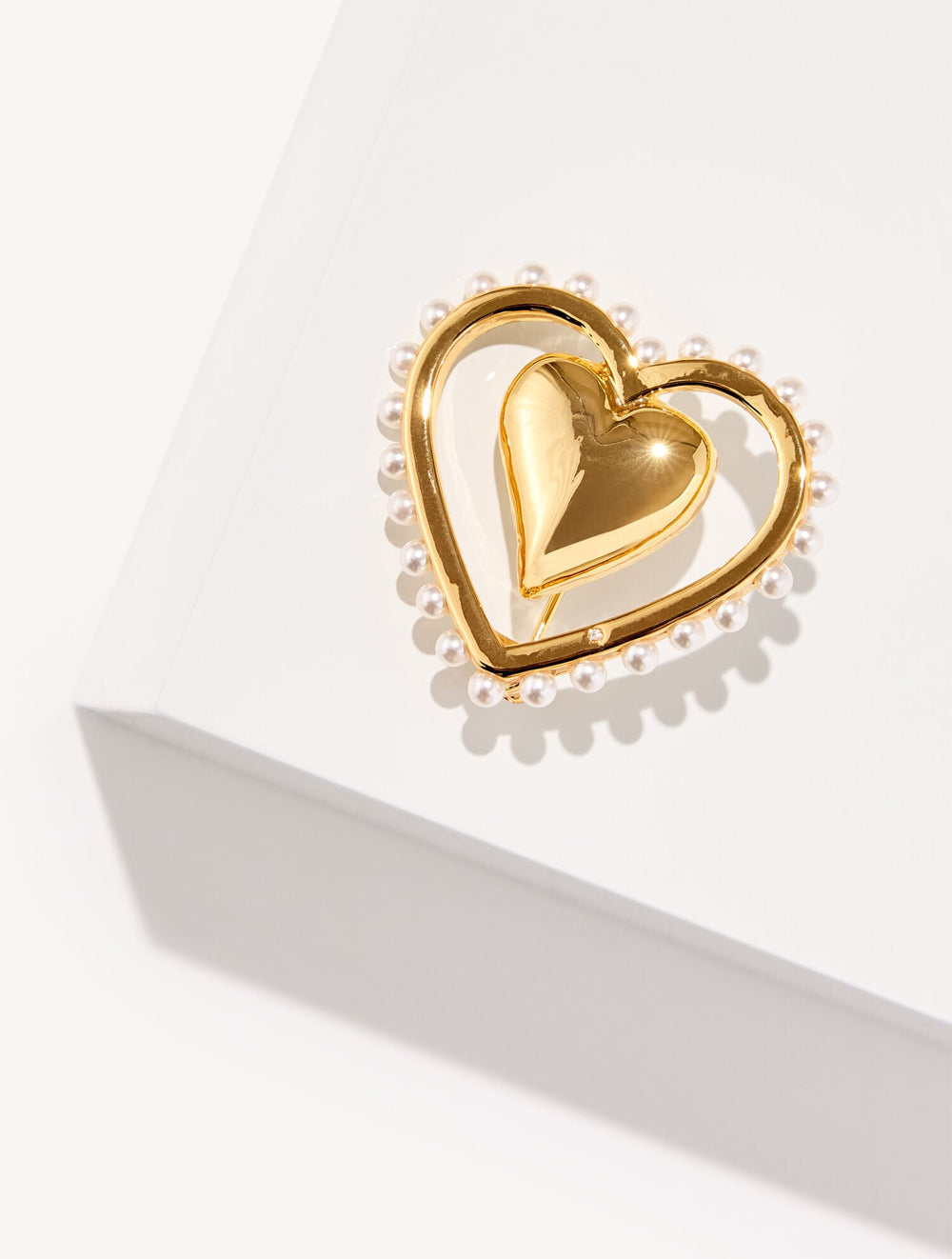 ROMANTIC HEART BROOCH | Talbots outlet