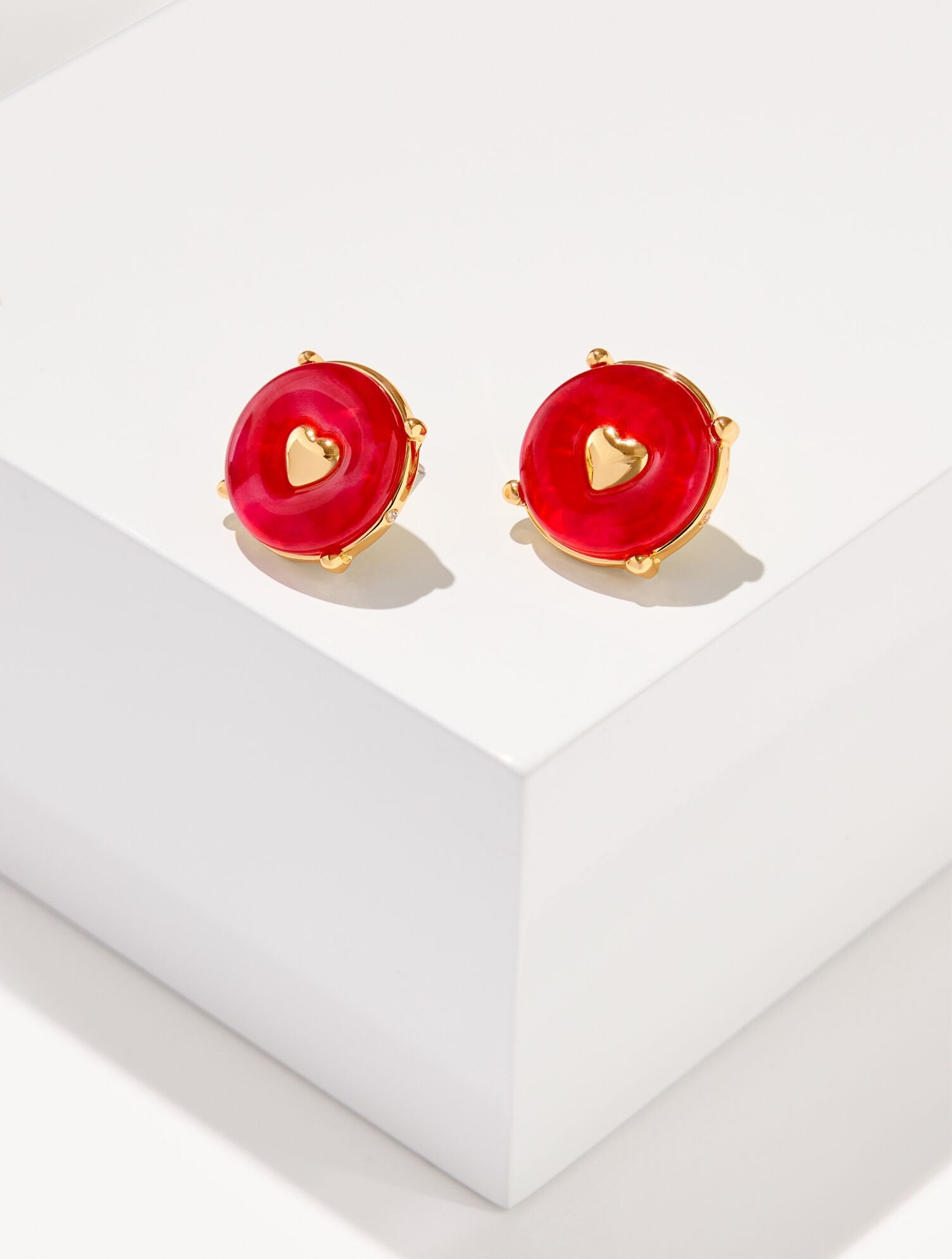 RED VELVET STUD EARRINGS | Talbots for sale