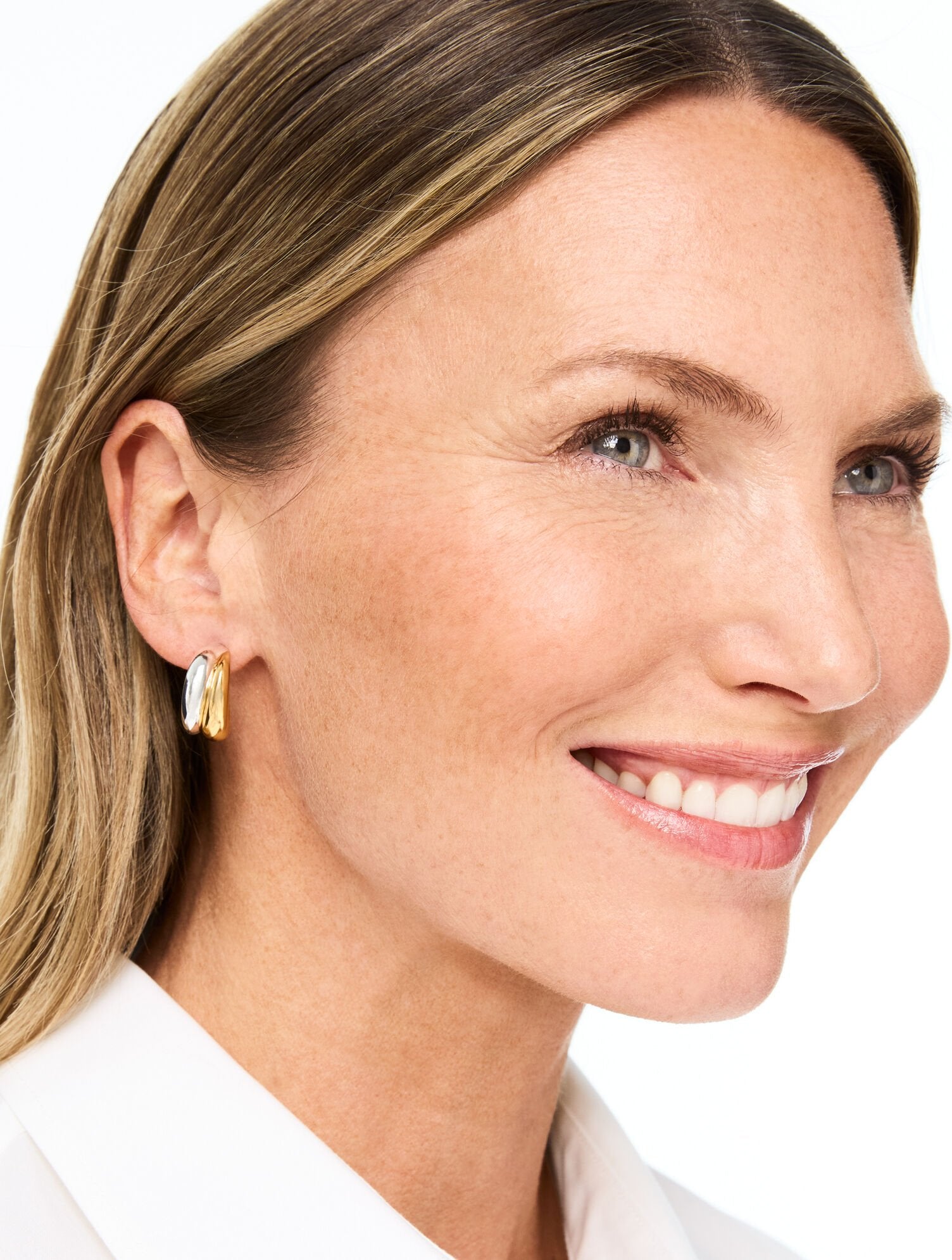 ROPE SWIRL HOOP EARRINGS | Talbots US