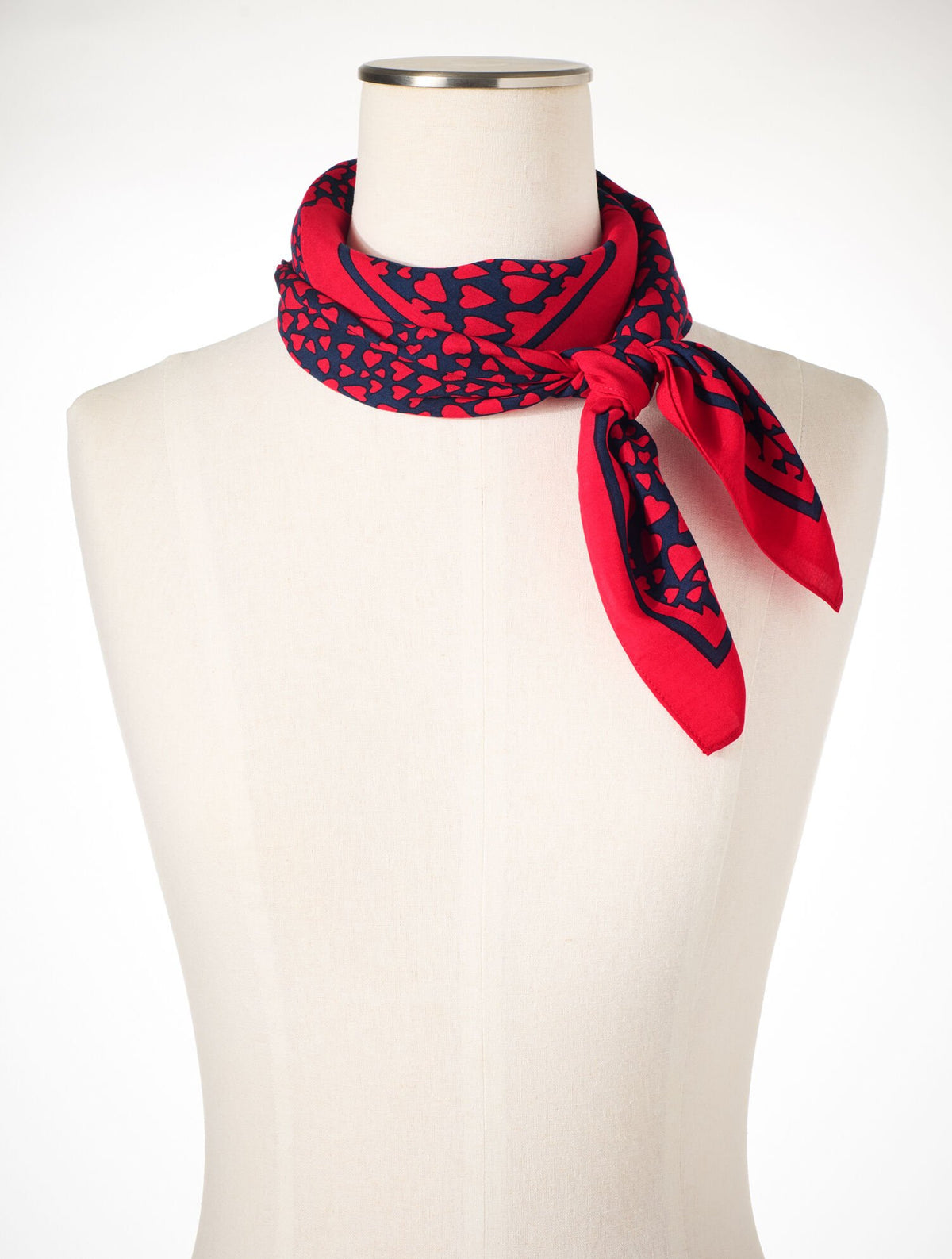 FLOWING HEARTS SQUARE SCARF | Talbots for sale