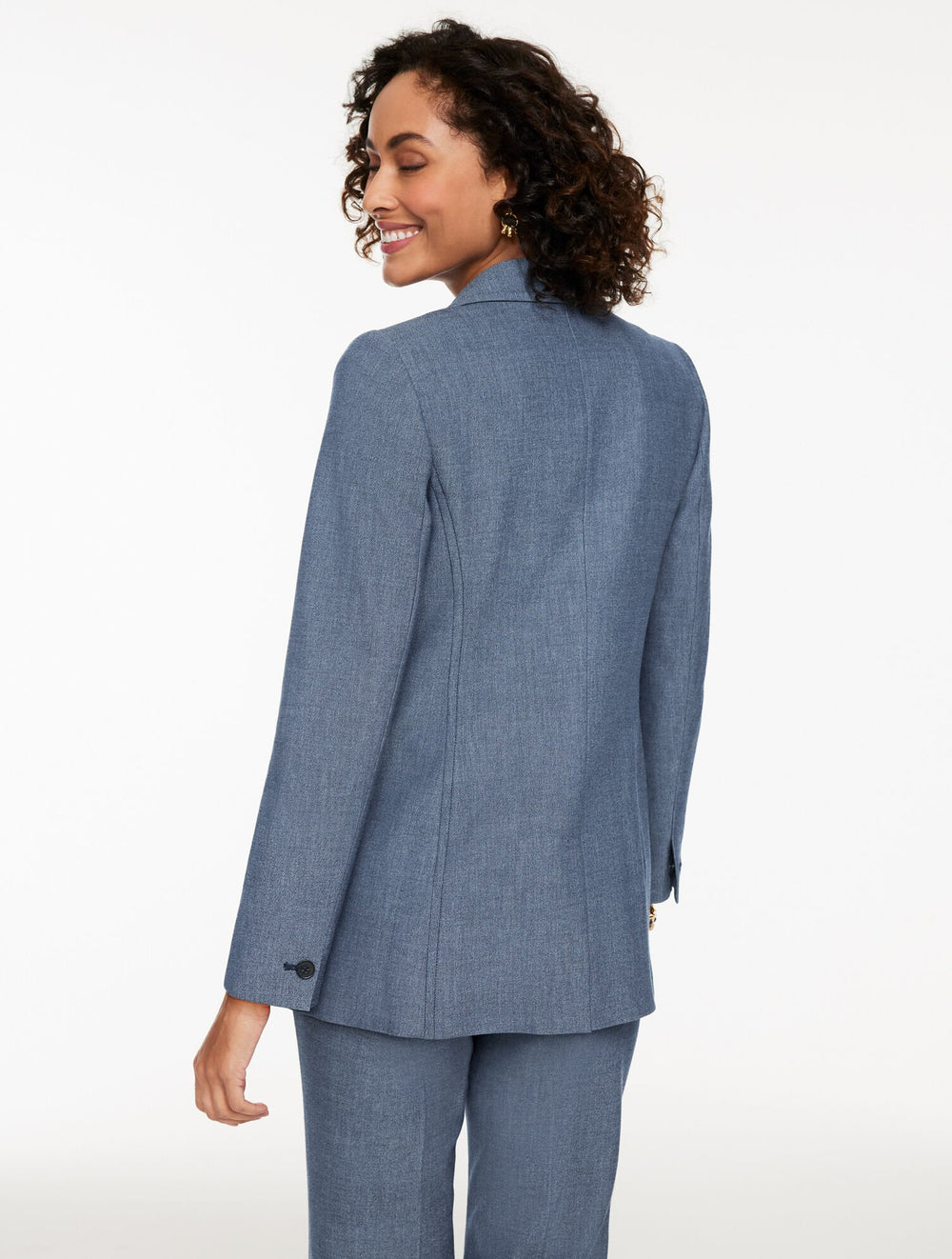 REFINED DENIM BLAZER | Talbots discount