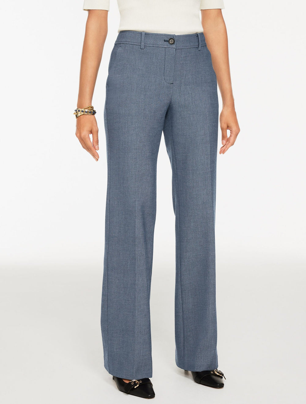 BOOT LEG REFINED DENIM PANTS | Talbots outlet