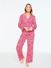 TALBOTS X SOMA COOL NIGHTS PAJAMA SET - FLOWING HEARTS | Talbots on sale