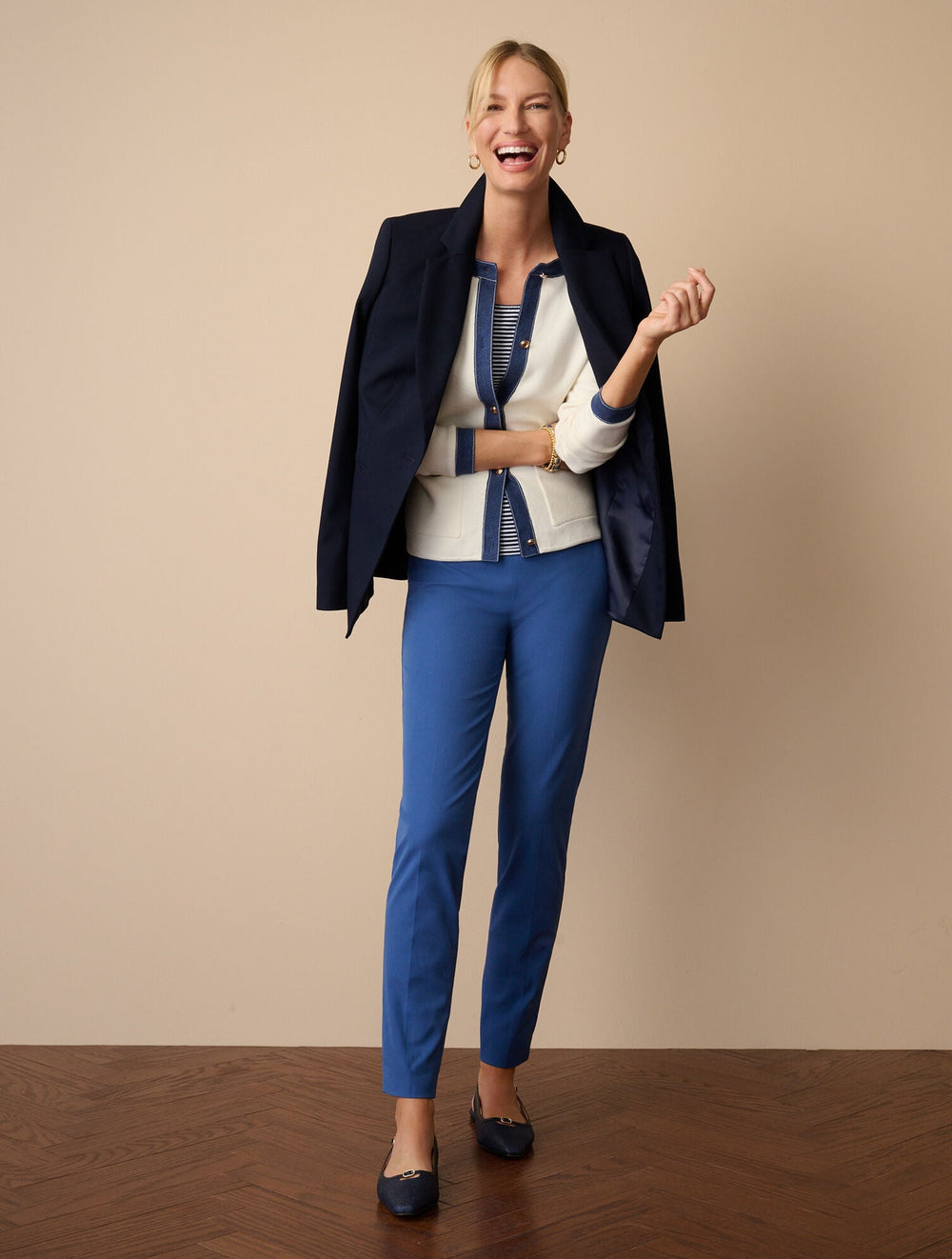 DENIM TRIM CARDIGAN | Talbots near me