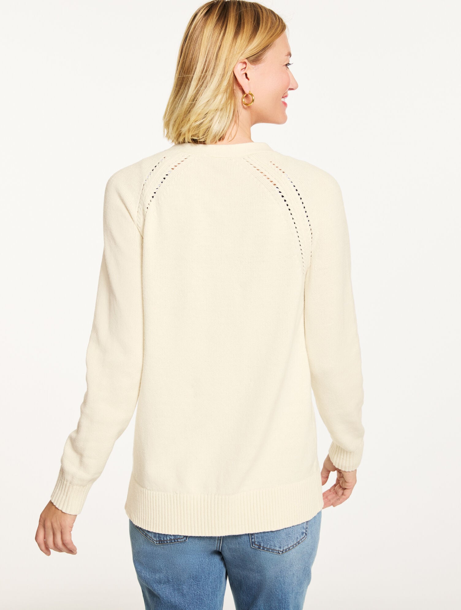 POINTELLE GIRLFRIEND CARDIGAN | Talbots sale