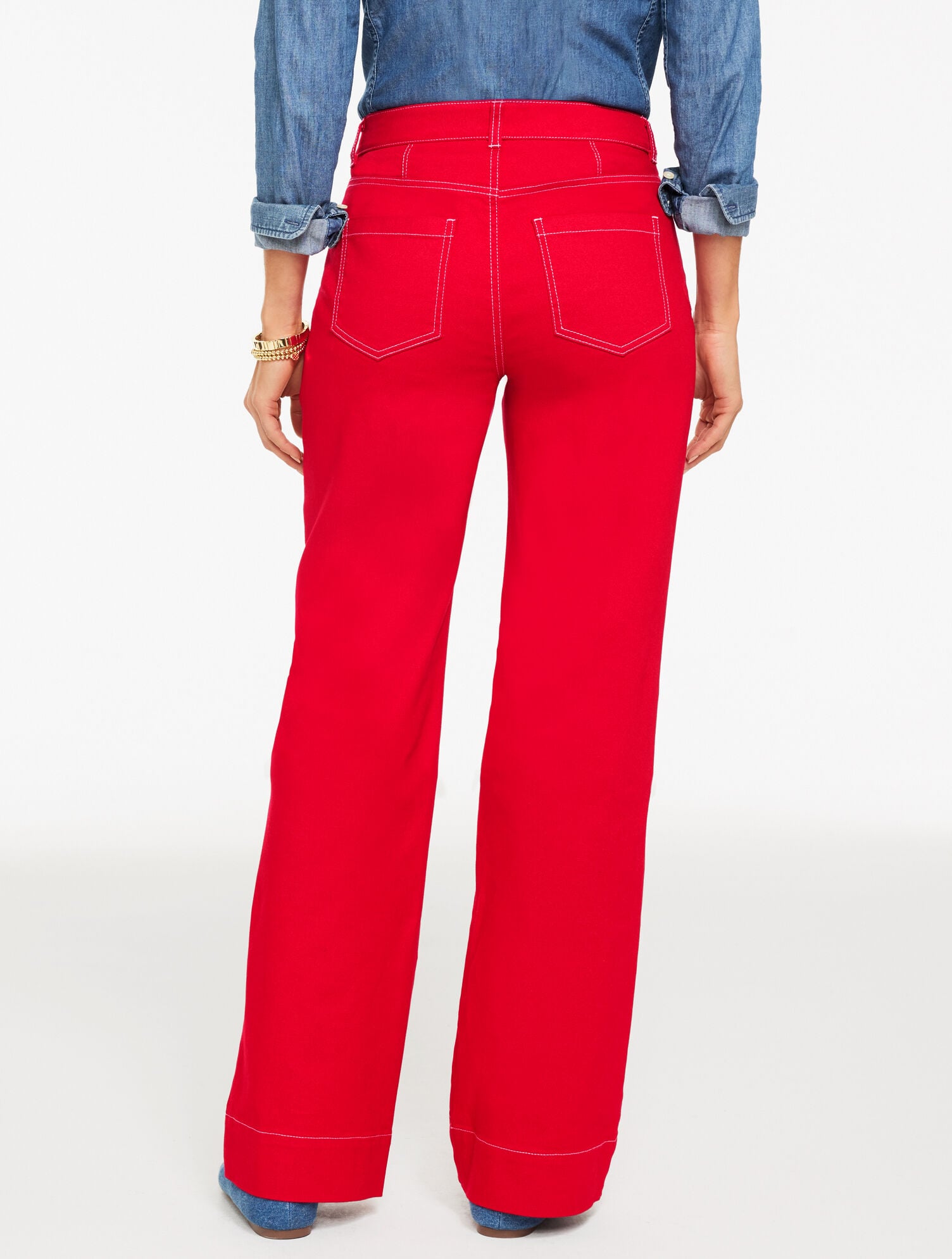 CLASSIC JEAN TROUSERS - DARTED | Talbots for sale