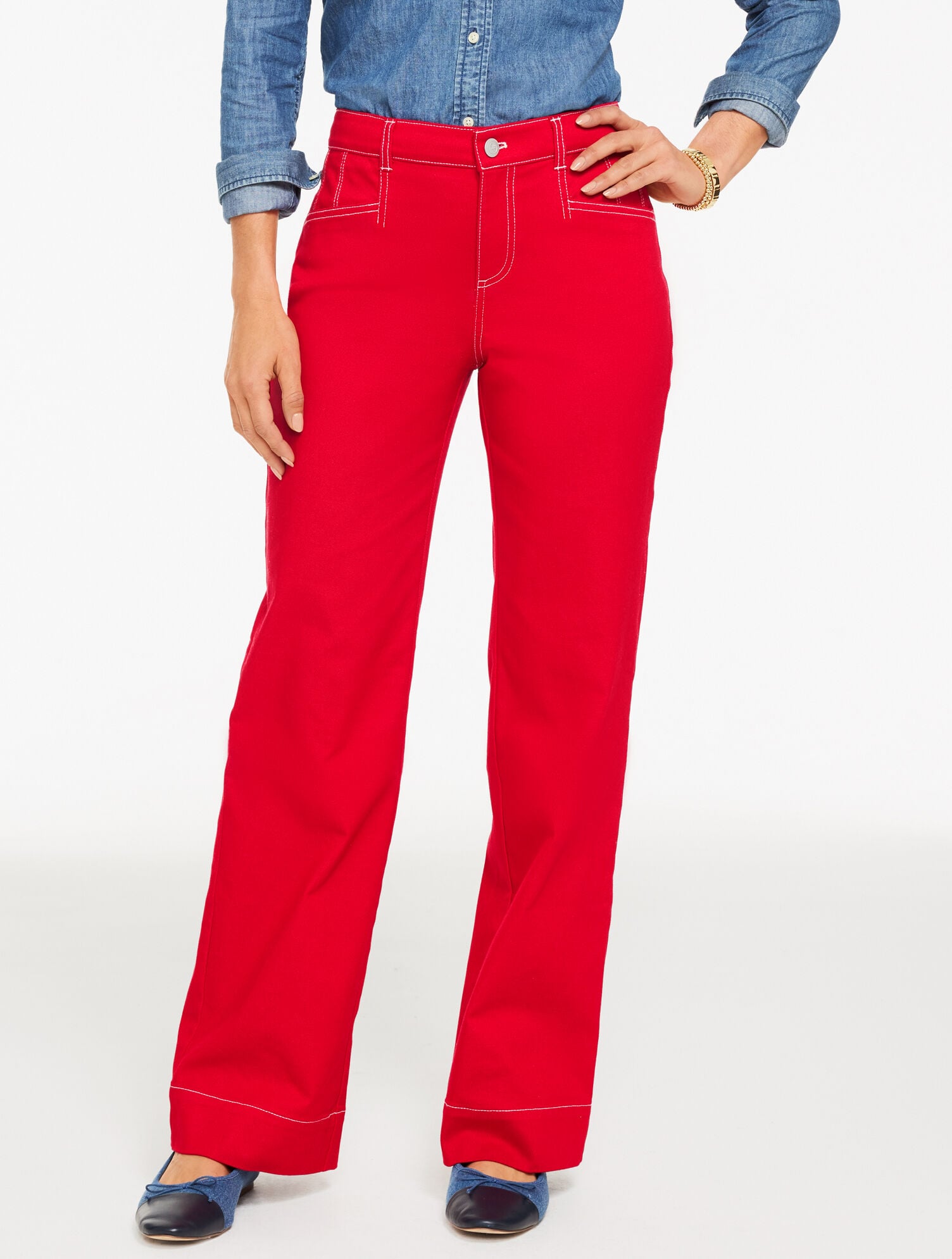 CLASSIC JEAN TROUSERS - DARTED | Talbots for sale