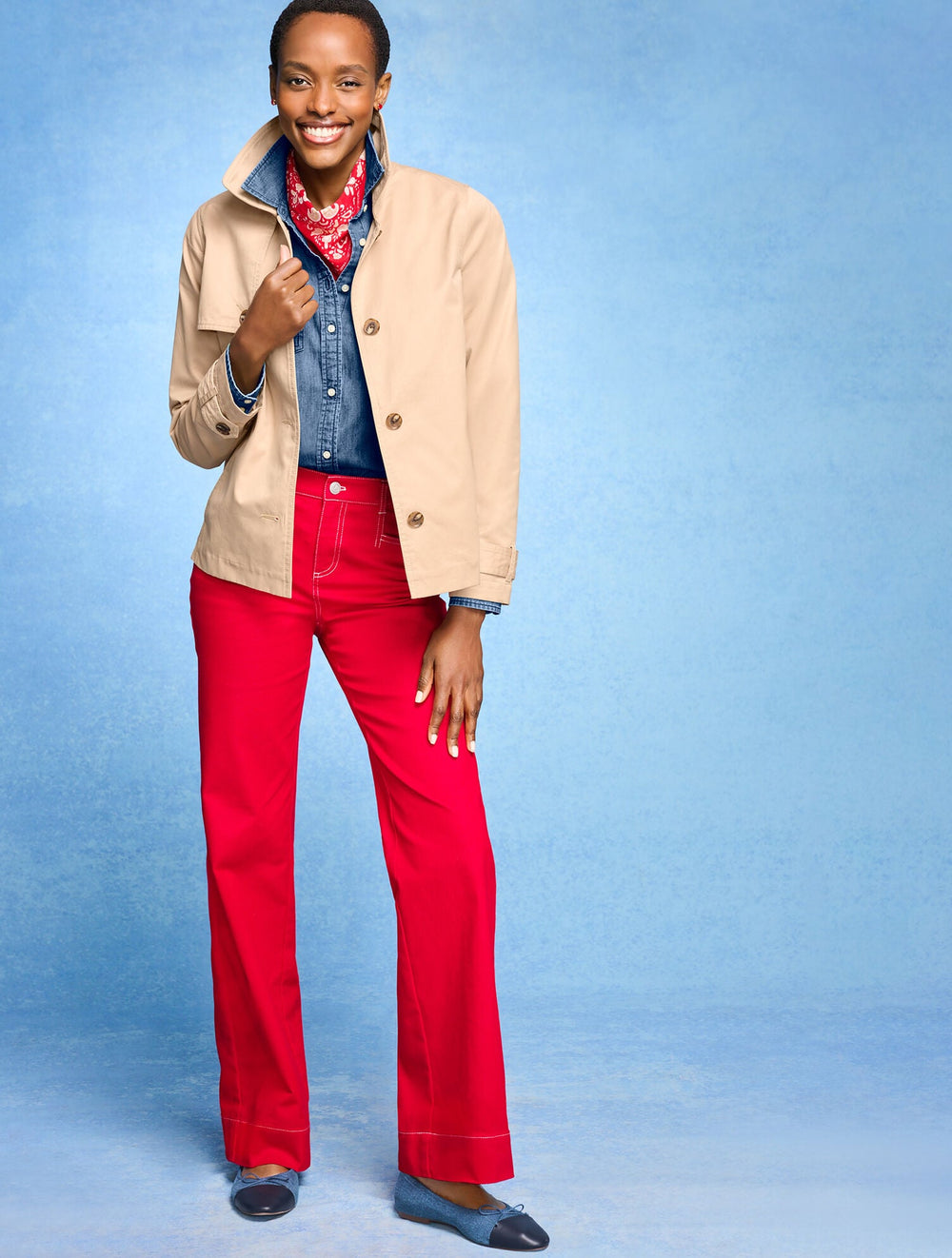 CLASSIC JEAN TROUSERS - DARTED | Talbots for sale