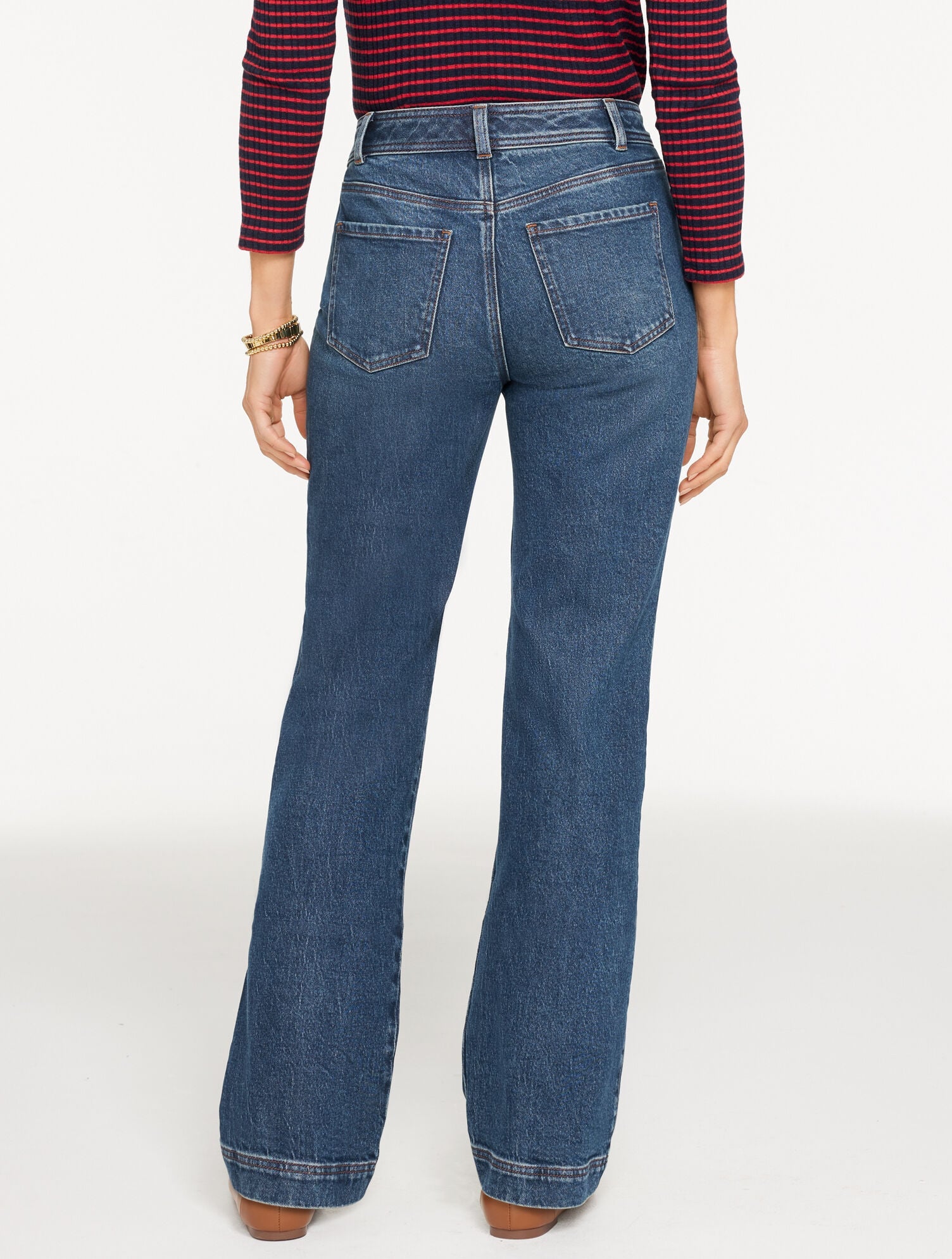 RELAXED BOOTCUT JEAN - NASH WASH | Talbots online