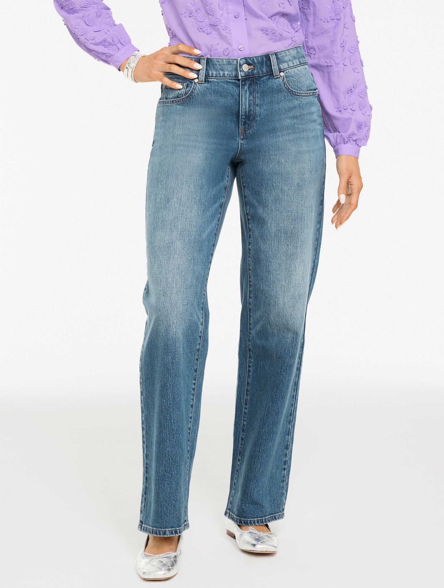 CLASSIC JEAN TROUSERS - RICHMOND WASH | Talbots outlet