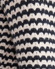 ORGANIC COTTON BLEND TWO-TONE V-NECK SWEATER | Talbots sale