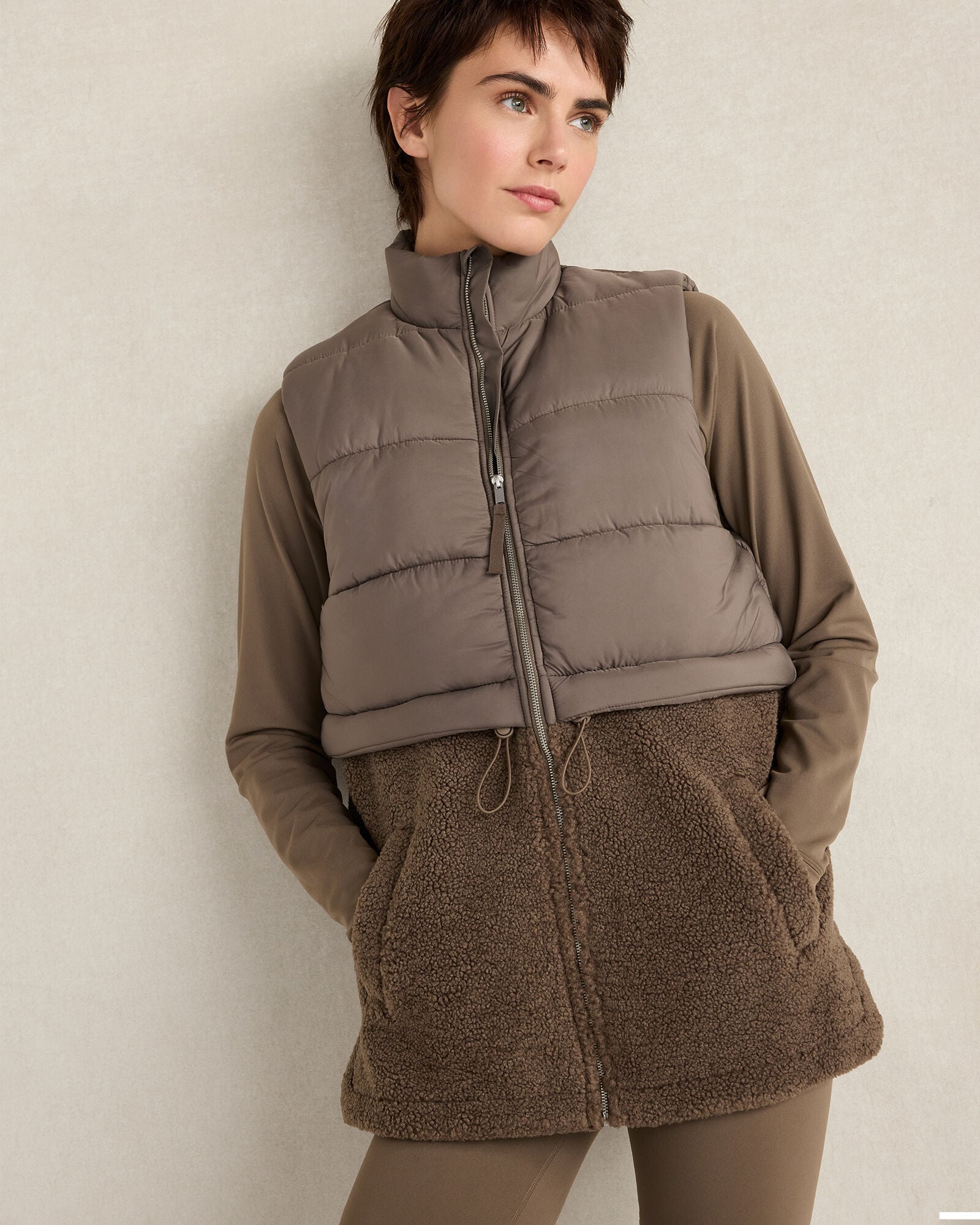 SHERPA PUFFER VEST | Talbots outlet
