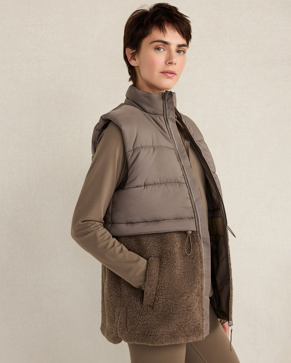 SHERPA PUFFER VEST | Talbots outlet