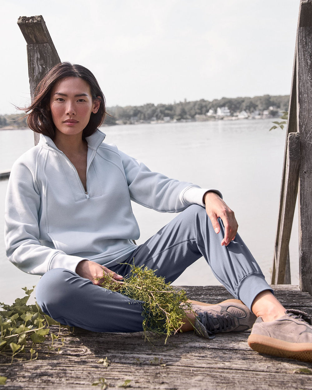 CLOUD FLEECE HALF-ZIP PULLOVER | Talbots online