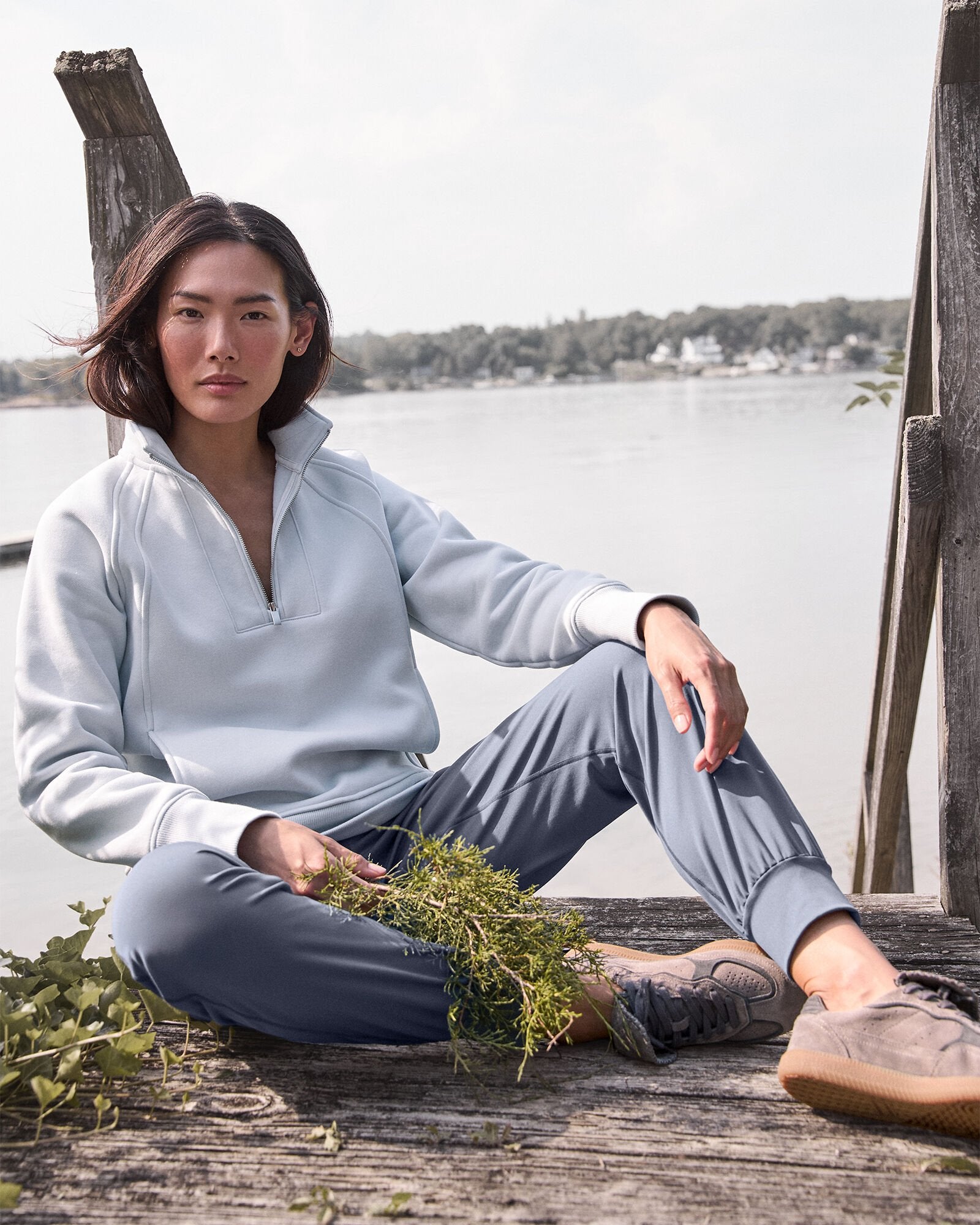 CLOUD FLEECE HALF-ZIP PULLOVER | Talbots on sale