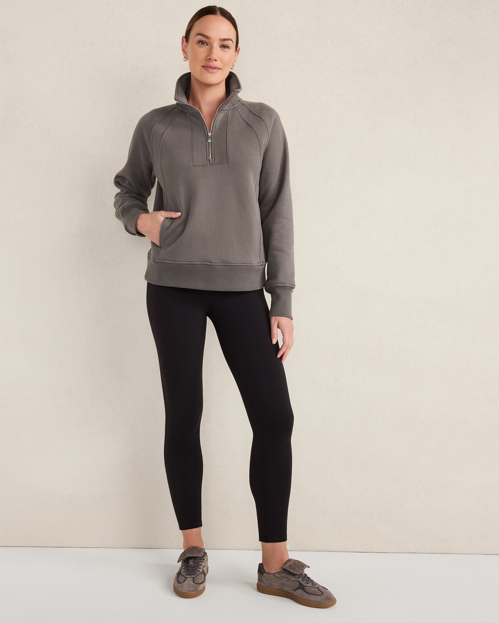 CLOUD FLEECE HALF-ZIP PULLOVER | Talbots online