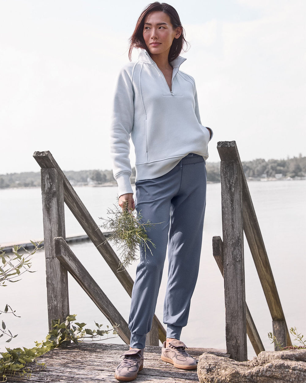 CLOUD FLEECE HALF-ZIP PULLOVER | Talbots on sale
