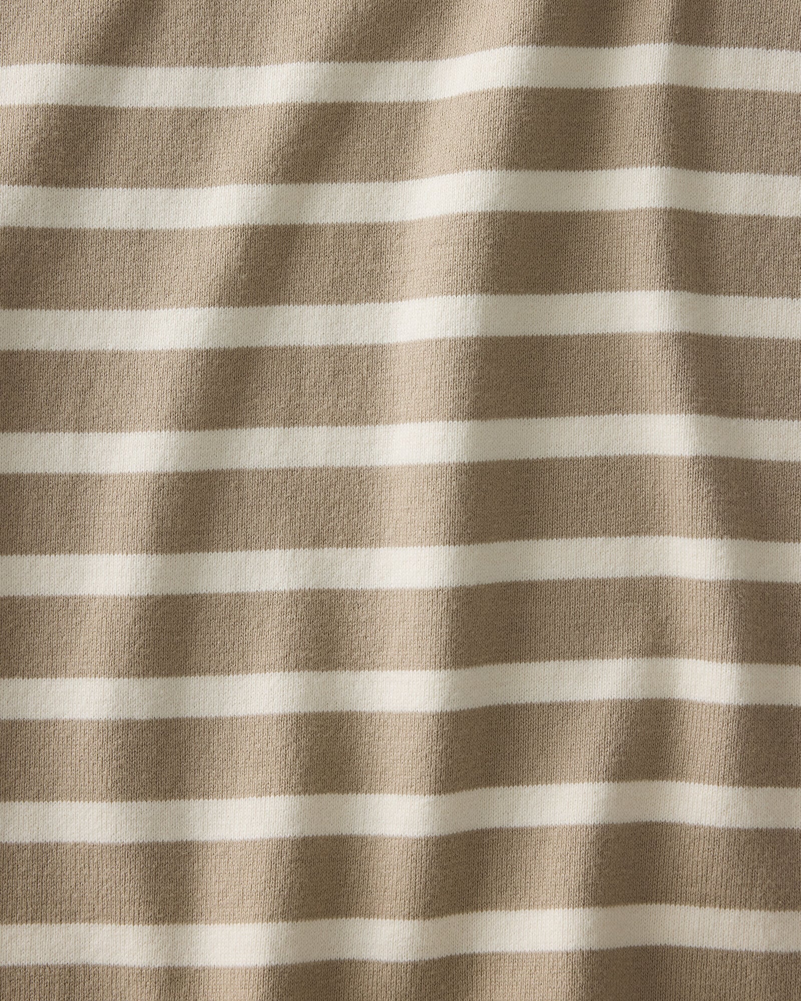 ORGANIC COTTON FUNNEL NECK STRIPED PULLOVER | Talbots outlet