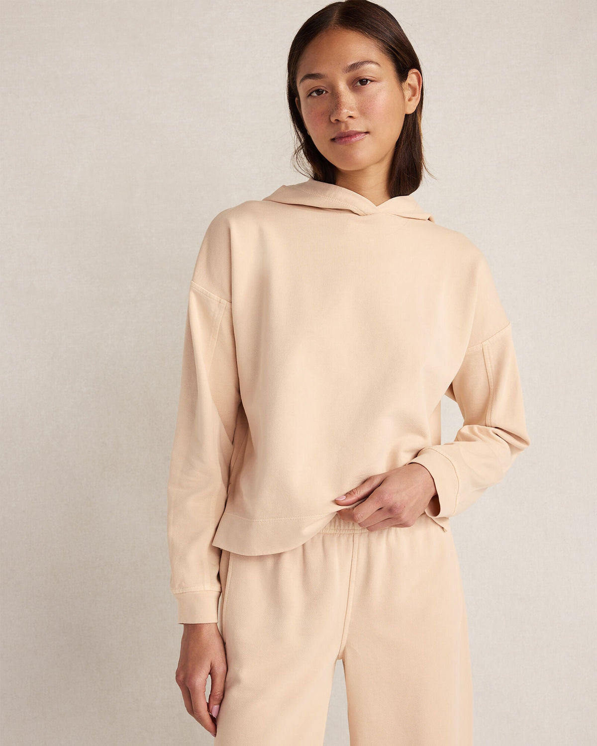 ORGANIC COTTON TERRY HOODIE | Talbots outlet