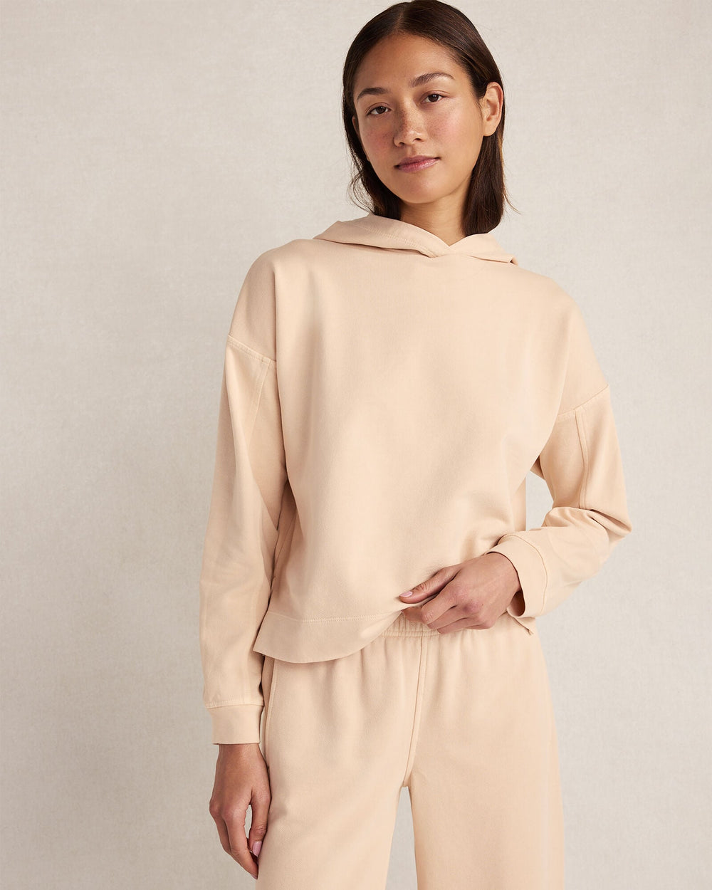 ORGANIC COTTON TERRY HOODIE | Talbots discount