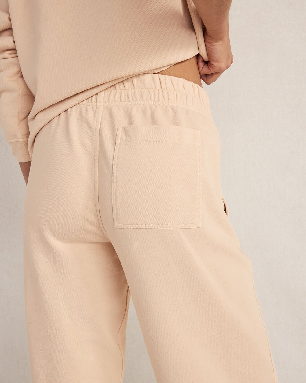 ORGANIC COTTON TERRY BARREL LEG PANTS | Talbots sale