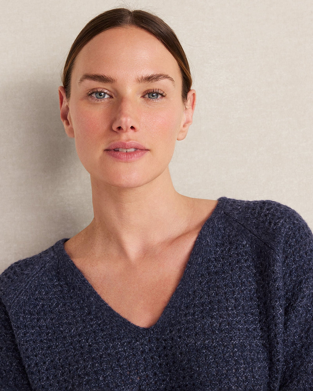MERINO WOOL BLEND V-NECK SWEATER | Talbots outlet