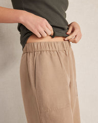 LINEN BLEND DOBBY WIDE LEG PANTS | Talbots discount