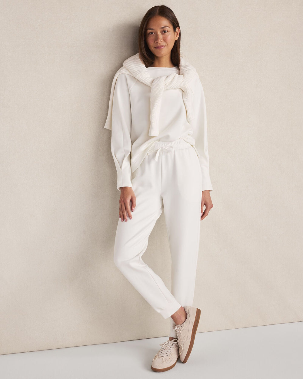 SOFT-BRUSHED FLEECE JOGGERS | Talbots sale