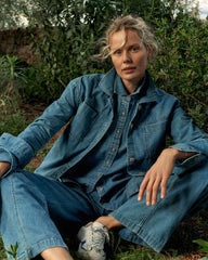 ORGANIC COTTON DENIM BOXY JACKET | Talbots online