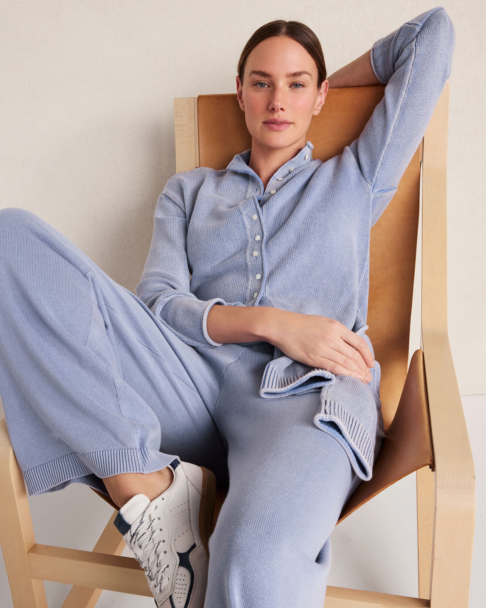 ORGANIC COTTON ROLL NECK CARDIGAN | Talbots near me
