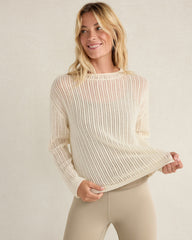 WOOL AND CASHMERE POINTELLE ROLL NECK SWEATER | Talbots US