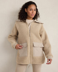SHERPA OVERSIZED JACKET | Talbots discount