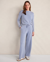 GARMENT-DYED ORGANIC COTTON ROLL NECK SWEATER | Talbots outlet