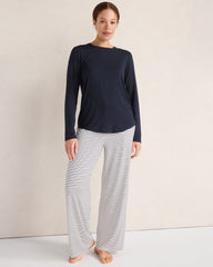 CALM & COOL STRIPE PAJAMA PANTS | Talbots for sale