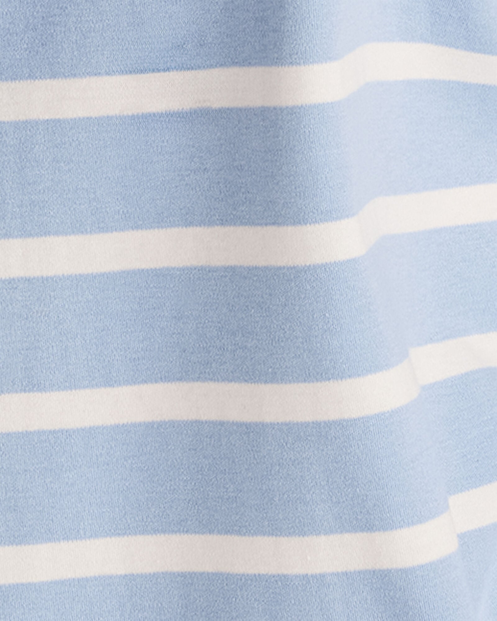 BRUSHED COTTON INTERLOCK STRIPE CREWNECK | Talbots sale