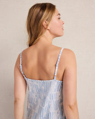 ORGANIC COTTON JERSEY WATERCOLOR WAVE SLEEP DRESS | Talbots on sale