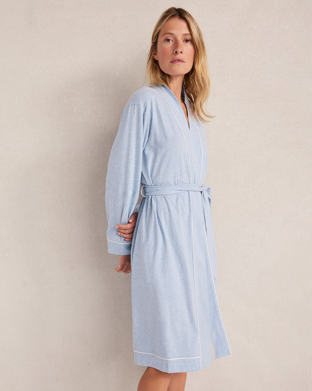 ORGANIC COTTON JERSEY ROBE | Talbots for sale